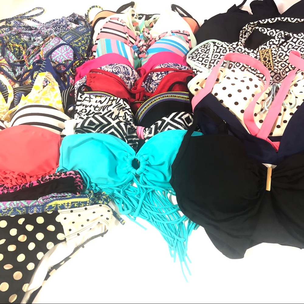 29 PC PINK, VS, ROXY, AERIE SWIMSUIT BUNDLE